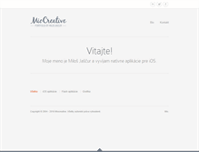 Tablet Screenshot of miocreative.com